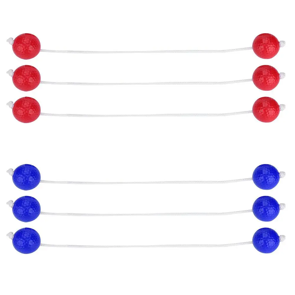 2 цвета, 3 пары, Детская лестница, мяч для гольфа, набор для детей, для улицы, замена шара, спортивные мячи, игрушка для тренировок