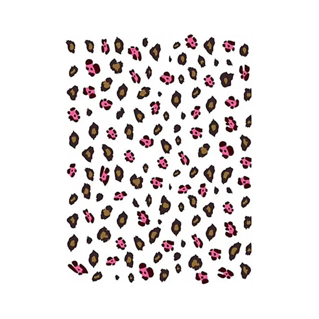 Leopard Print Pattern Переводные картинки для дизайна ногтей модные наклейки подходят