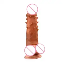 Силиконовые пениса презервативы пенис Расширение рукава для взрослых интимные Товары многоразовые презерватив петух кольца
