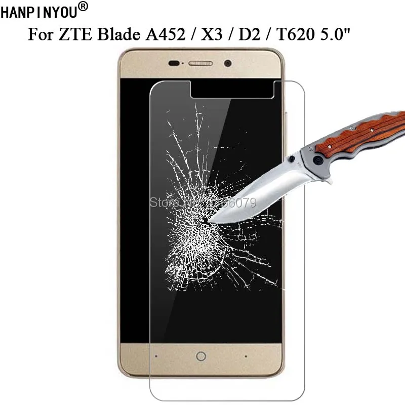 Новинка для возраста от 9H 2.5D закаленное Стекло Экран протектор ZTE лезвие X3 / T620 D2 5 0