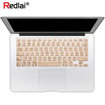 

Redlai Silicone EU/UK English Keyboard Cover For Macbook Pro Retina 13 15 17" For mac book Air 13" Keyboard Flim Skin stickers