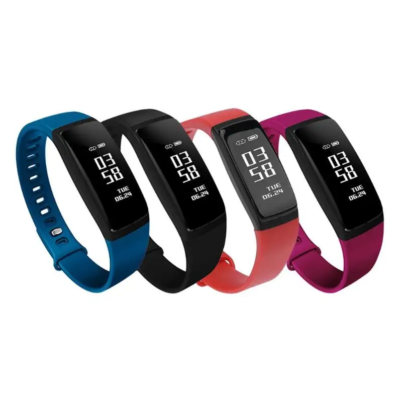

V07 Bluetooth Heart Rate Monitor Fitness Tracker Smart Watch Bracelet Band