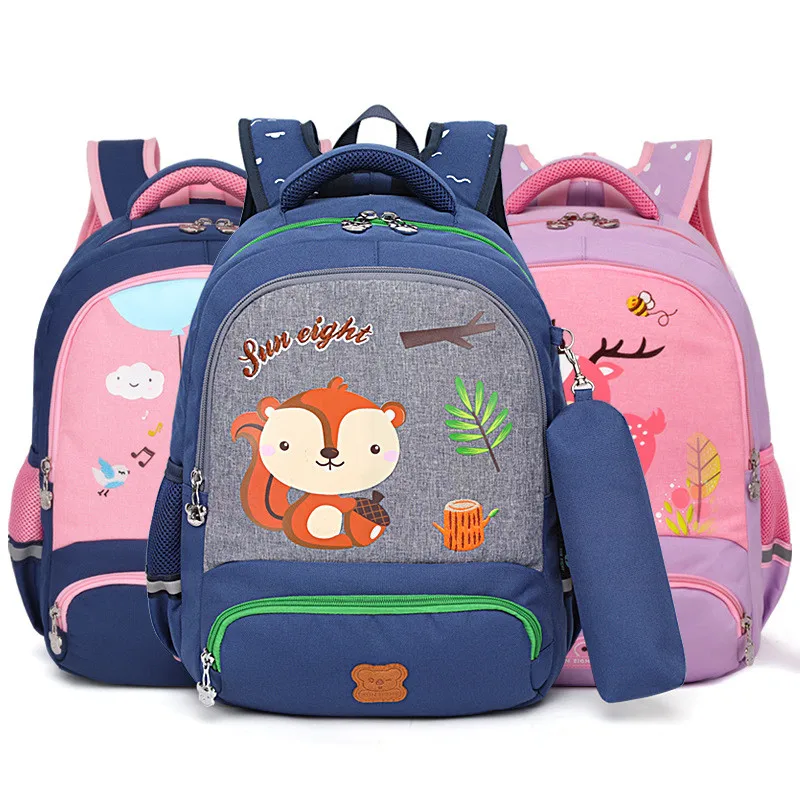 

2019 Waterproof Orthopedic Backpack Children School Bags Kids Book Bag Children Primary School Backpack Boys Girls Bolsa Infant