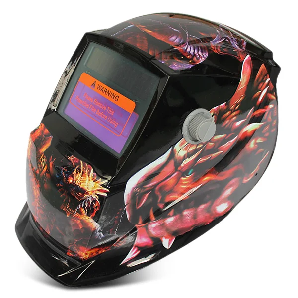 

Monster Welding Helmets Solar Energy Automatic Changeable Light Electric Welding Protective Helmet Mask