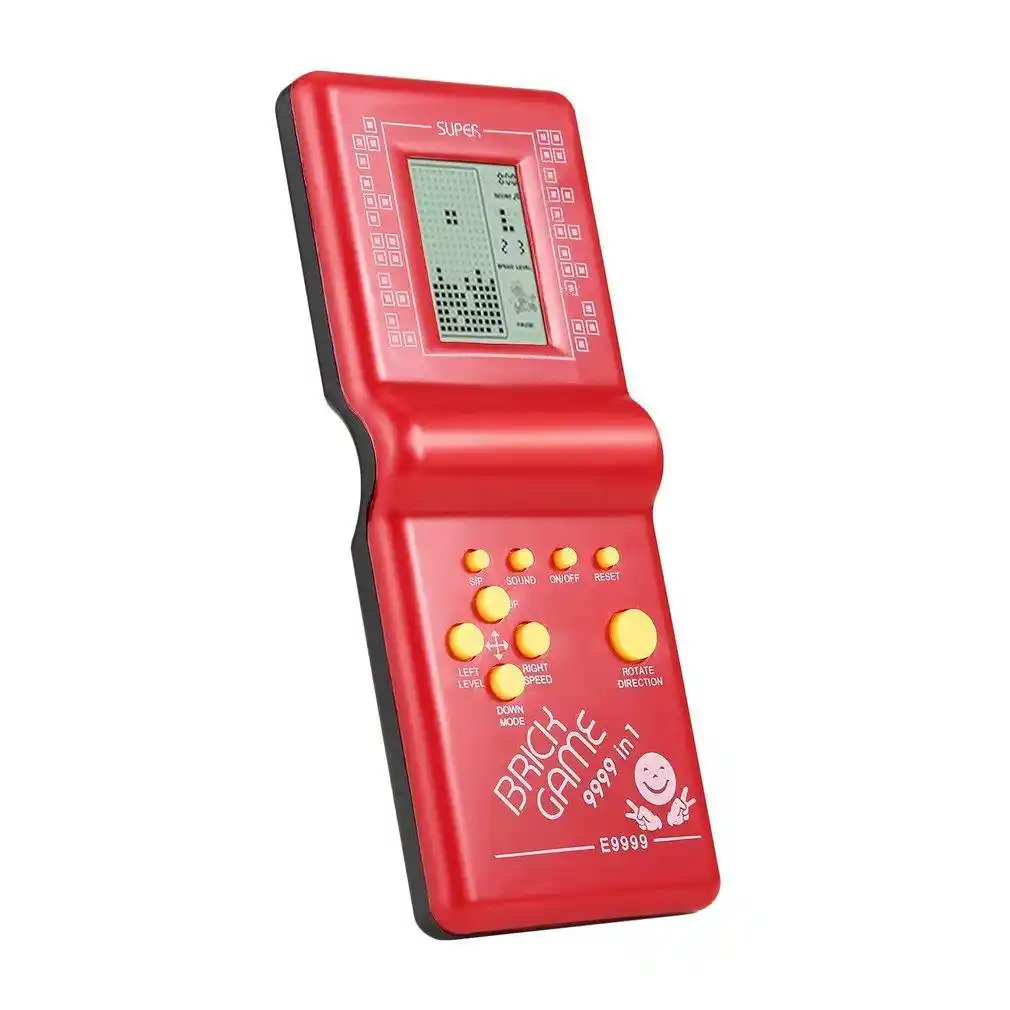Детские электронные тетрис кирпичная игра портативная игровая машина lcd Обучающие игрушки портативная игровая консоль для детей и взрослых - изображение