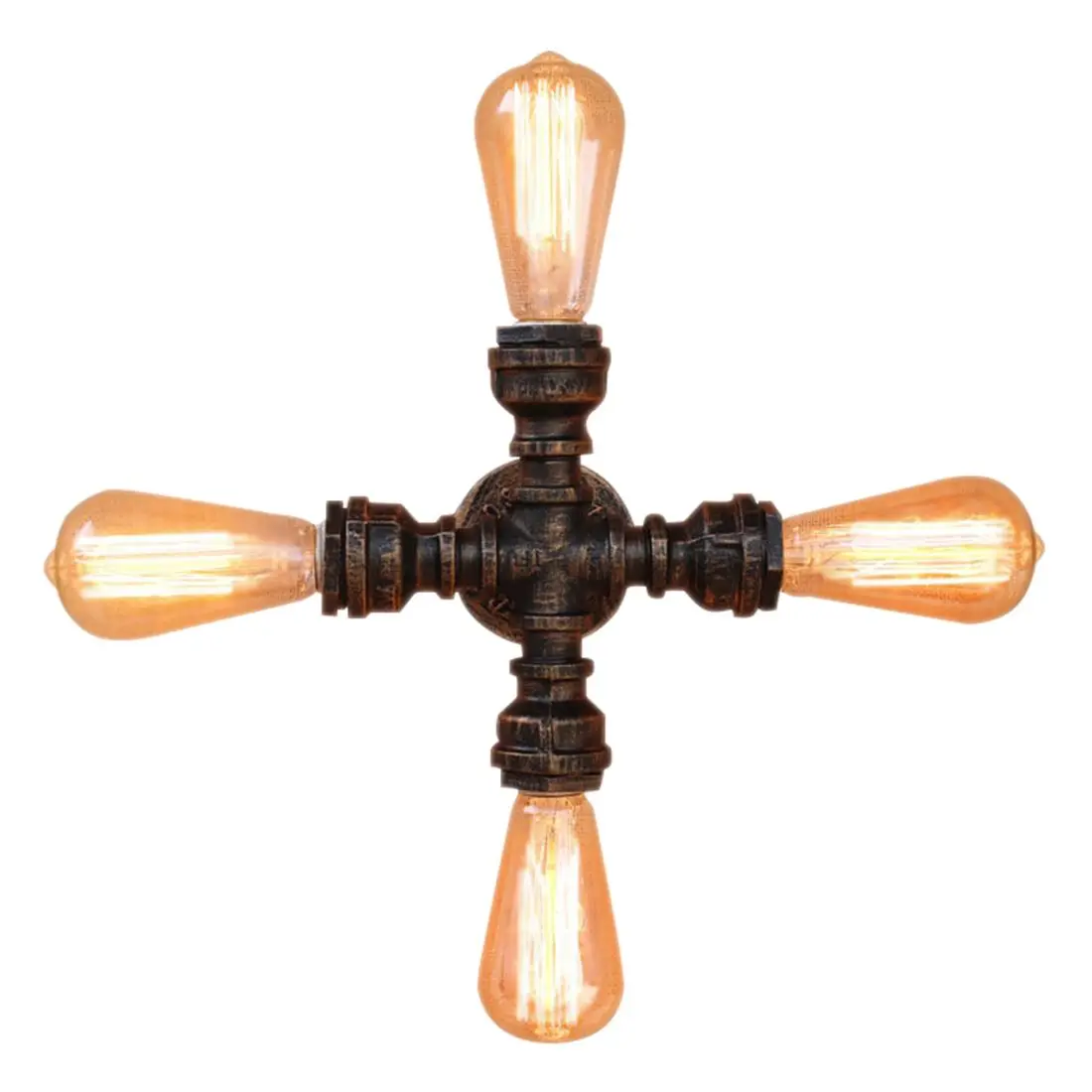 

BG802 retro industrial simple 110V-240V antique iron pipe small wall lamp loft light bar retro European and American cafe