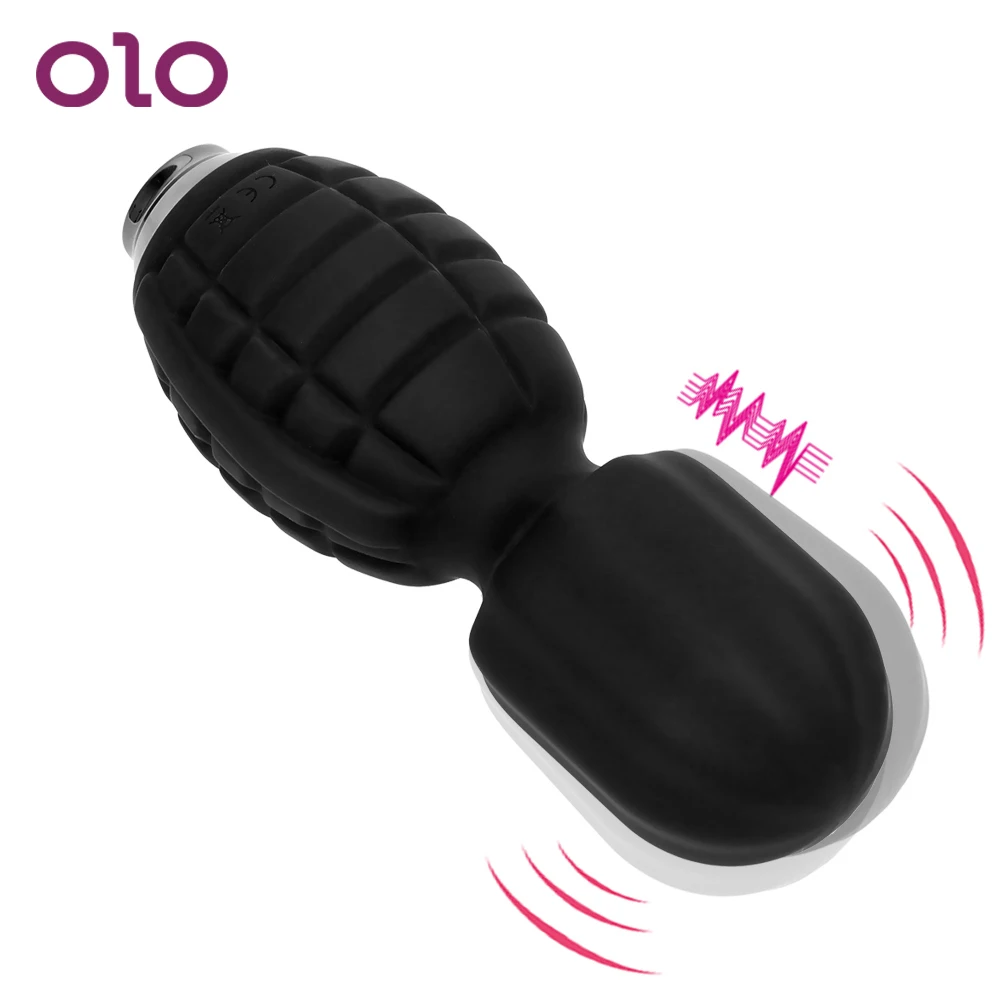OLO USB Перезаряжаемый Вибратор фаллоимитатор сильная вибрация массажер для груди