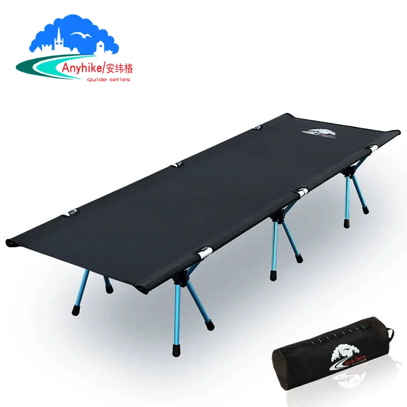 

Outdoor Camp Bed Comfortable Portable Tent Bed Camping Foldable Bed Anyhike Folding Cot with pillow