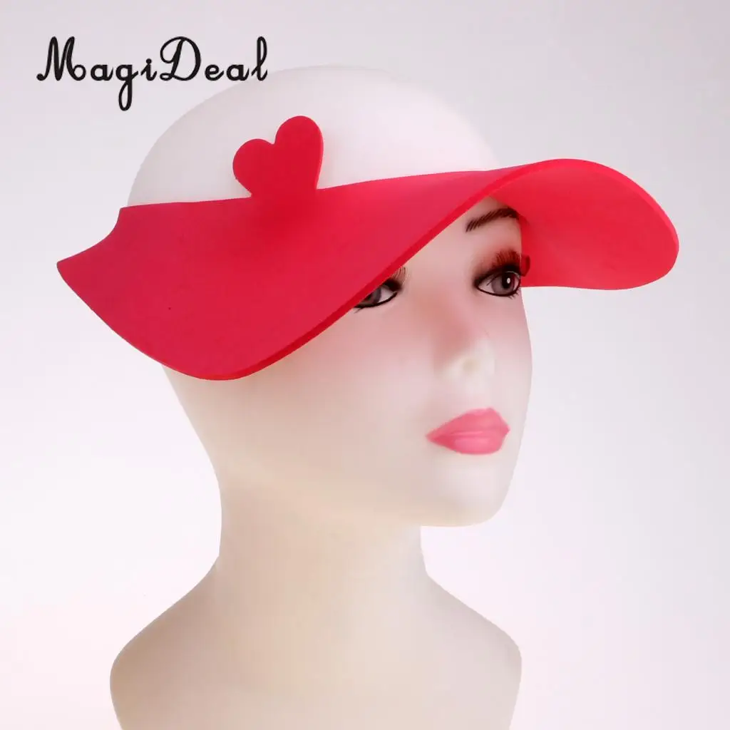 

MagiDeal 3 Pieces Kids Adults EVA Face Sun Protection Visor Hat for Beach Swimming Swim Diving Sports Pool Face Protection Hat