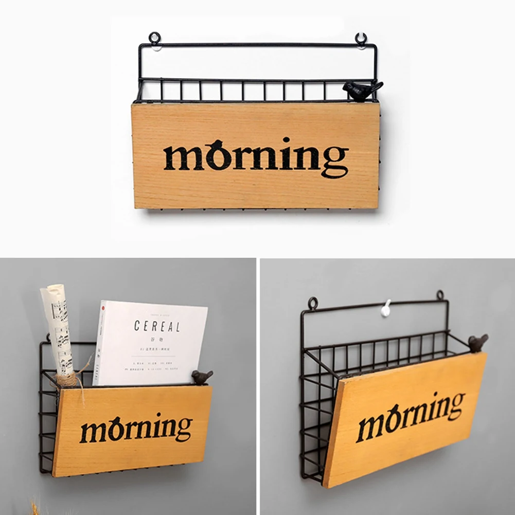 الشمال بسيطة جدار شنقا الحديد صحيفة تخزين الرف الإبداعية الطيور الكتب مجلة أصحاب زينة الأزياء