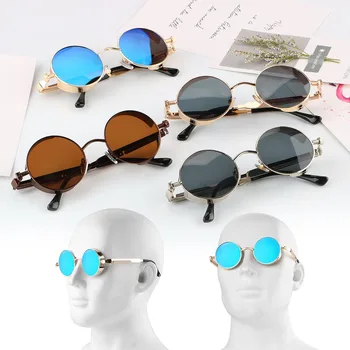 

Moto Goggles Motorcycle Accessories Retro Sunglasses Steampunk Protective Gears Round Motorcycle Glasses
