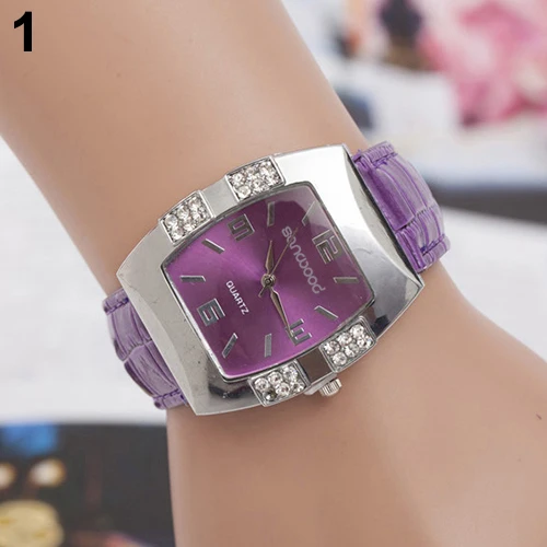 Женские Аналоговые кварцевые наручные часы horloge dames из искусственной кожи со