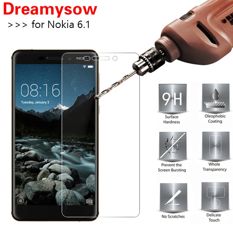 2.5D Закаленное стекло для Nokia 8 6 2 7 2018 1 3 5 X7 X3 защитный чехол Защитная