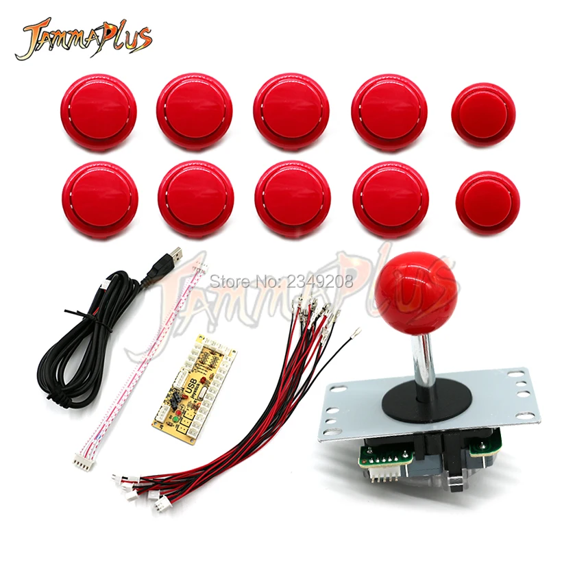 Kit de Joystick de Arcade para PC, Kit de reemplazo de botones de