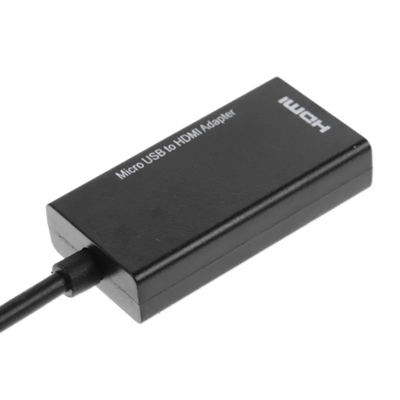 ALLOYSEED Micro USB к HDMI адаптер Поддержка MHL 1080P конвертер «Папа-мама» аудио-видео кабель для телефона Android HDTV монитор