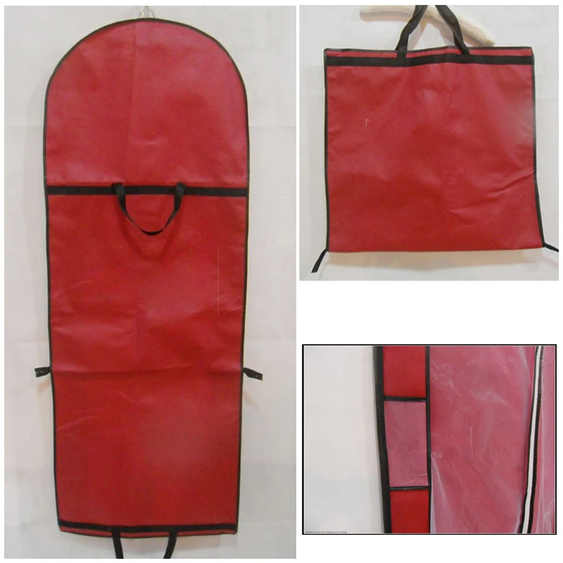 

Foldable Storage Bag Cover Long Garment Dress Cover Bridal Wedding Dresses Storage Bag Zip Dust-proof Pouch for Bridal Wedding