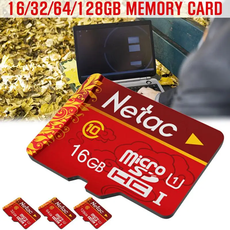 Micro SD карта памяти Netac высокая скорость карта памяти для мобильного телефона камера вождение автомобиля рекордер 16 ГБ-128 ГБ