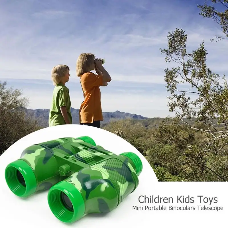 

Kids Portable Toy Plastic Outdoor Mini Portable Binoculars Telescope Children Kids Toys Gifts Hunting Sports