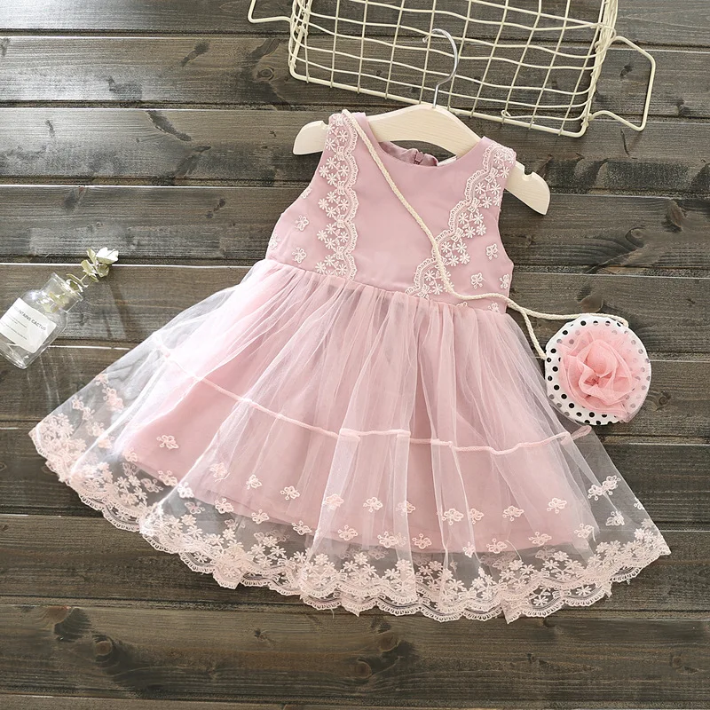 Детская одежда г.; летние платья принцессы для девочек; Новая детская одежда; модная кружевная одежда с вышивкой для девочек