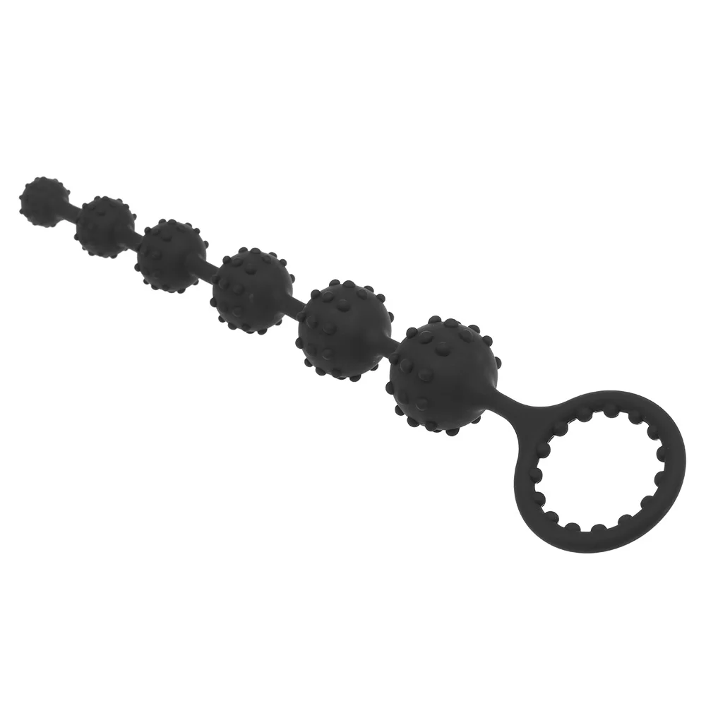 Silicone Anal Beads Butt Plug G-spot Stimulator Prostate Massage Vaginal Dilator Anal Plug Adult Sex Toys for Women Men Gays