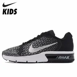 Nike AIR MAX GS Air Cushion Shock абсорбция вентиляция Досуг время движения беговые кроссовки детская обувь кроссовки #869993-001-600