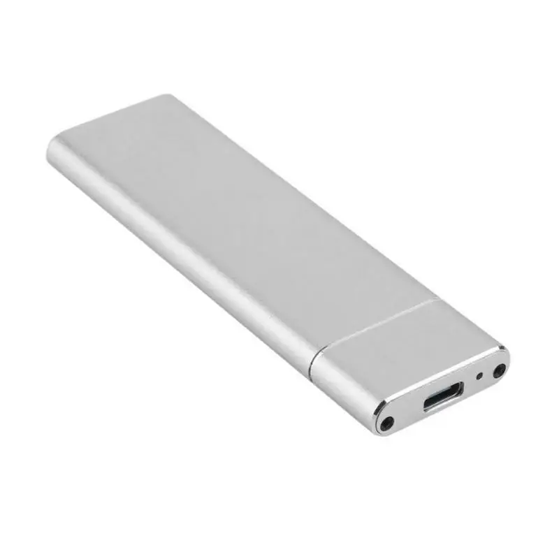 

USB3.1 Type C to M.2 NGFF SSD Converter Adapter External Enclosure Case Aluminum Alloy Solid State Mobile Hard Disk Box