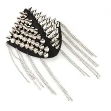 Материал металлические пластиковые заклепки бахрома панк эполеты украшение для плеч