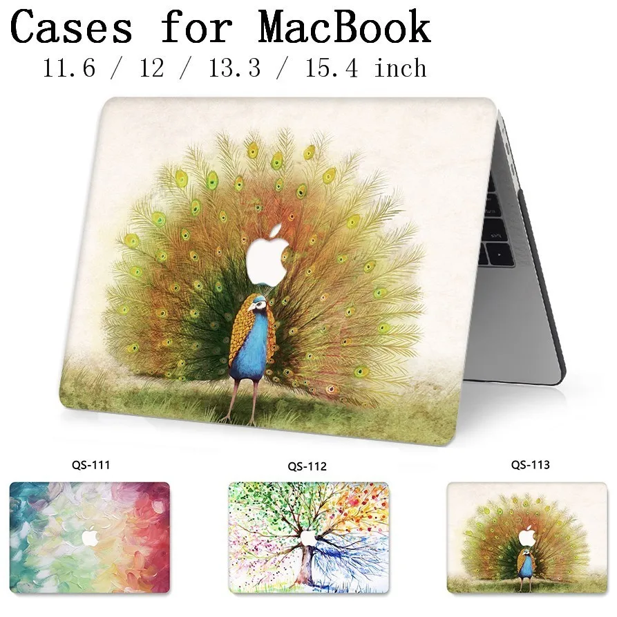 

For Notebook New MacBook Laptop Case Sleeve For MacBook Air Pro Retina 11 12 13.3 15.4 Inch With Screen Protector Keyboard Cove