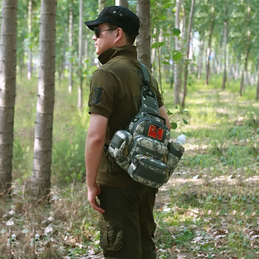 Фото Военная тактическая сумка Protector Plus, 4 цвета, уличная Сумка Molle для кемпинга, походов, сумка для чайника, поясная сумка для напитков 550 мл №4