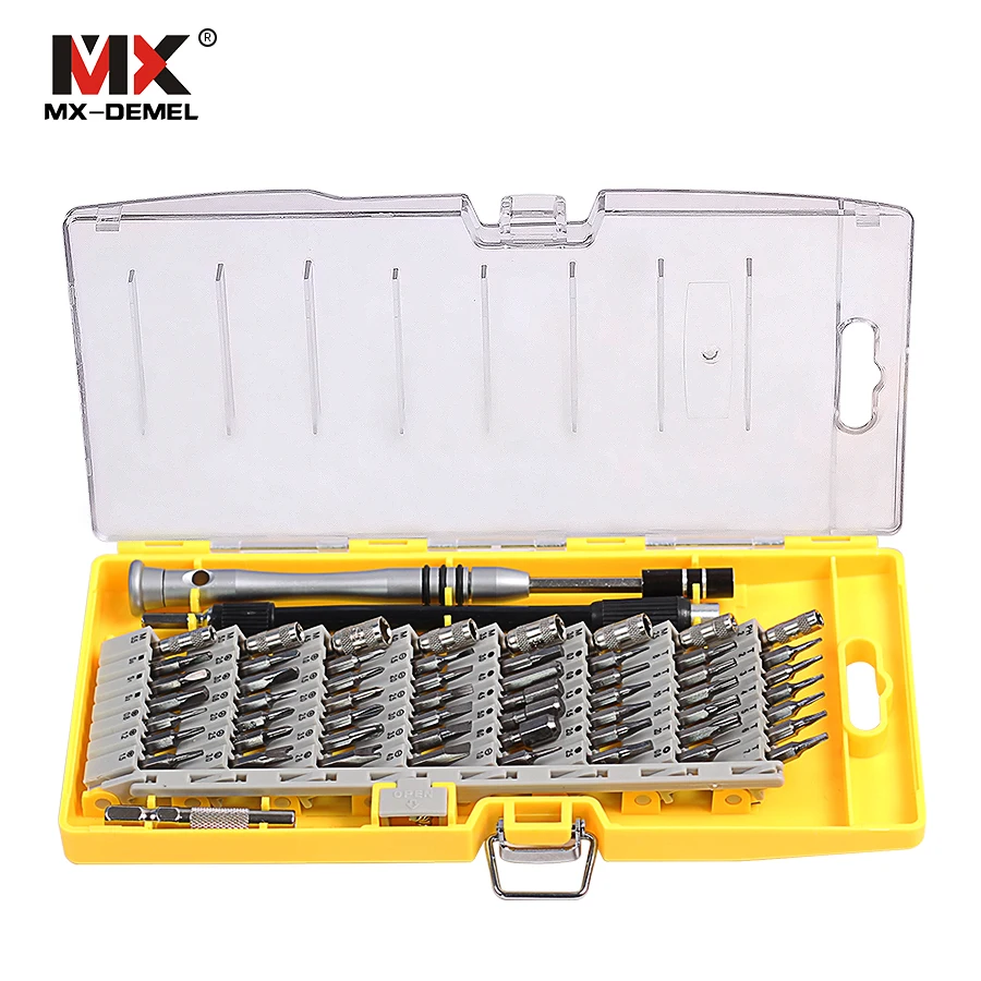 

60Pcs/Set Screwdriver Tool Kit Magnetic Screwdriver Set for Cell Phone Tablet Compact Repair Maintenance Hand Tools