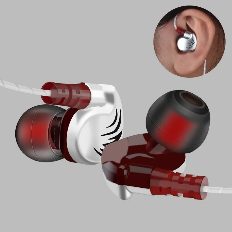 Mega Bass Earphone 3.5mm Wire Earbuds Karaoke Music In-Ear Stereo Headset With Mic Anti-detangle Fone De Ouvido | Электроника