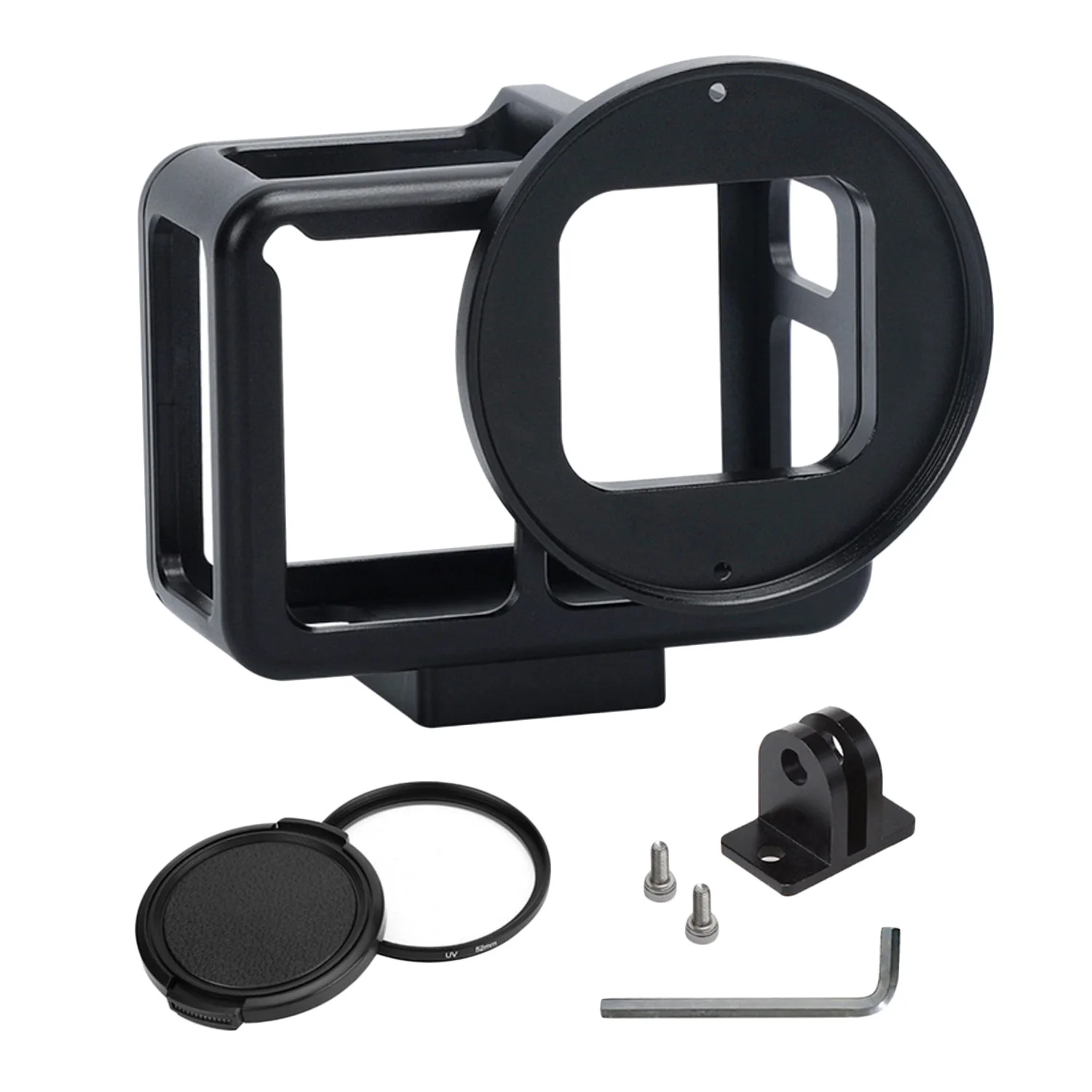 Gosear Hollow-carved Aluminum Alloy Protective Frame Cage Case Shell for Gopro Hero 7 Black 5 6 Sports Action Camera | Электроника