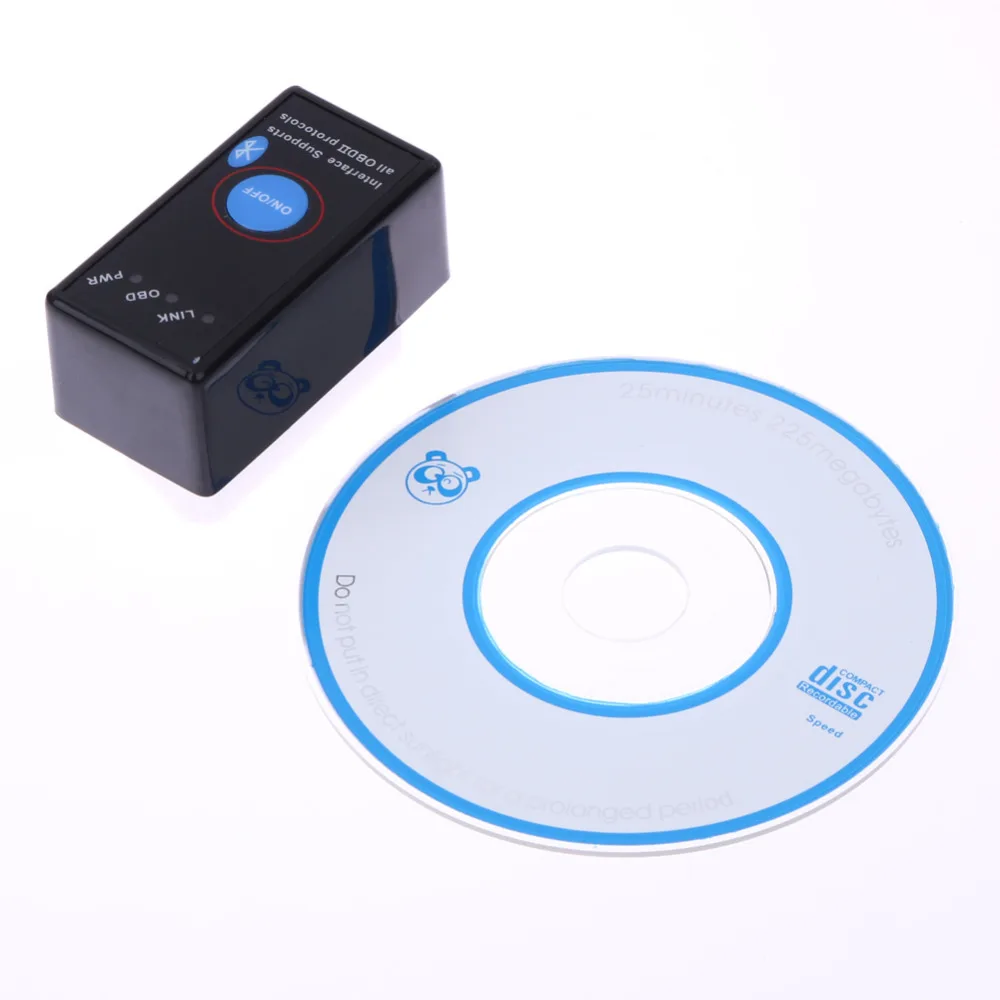 Super V2.1 Elm327 Bluetooth Elm 327 Obd2 ObdII Can bus диагностический инструмент для