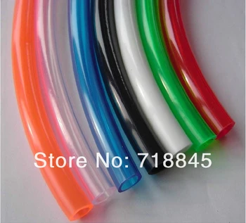 

Water cooling water pipe 3 thin tube inradius 9.5mm 12.7mm transparent PU material water cooling tube 2M