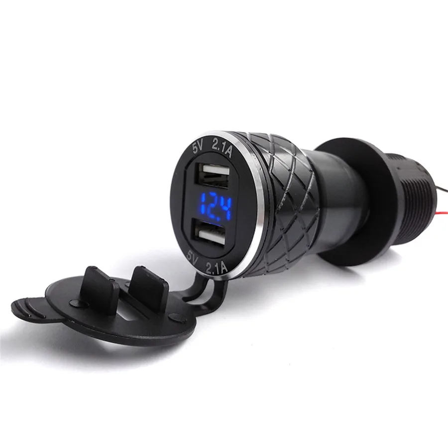 5v 2.1a Dual Usb Port Cigarette Lighter Socket Car Charger Inverter For BMW F800gs F650gs F700gs R1200gs Motorcycle Plug | Автомобили и