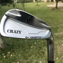 TOUROK golf CRAZY C-02 кованый Гольф Железный Набор Гольф-клуб(4-9 p) CRAZY golf стальной вал
