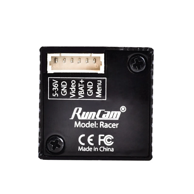 RunCam Racer Black CMOS 700TVL Супер WDR OSD 4:3 микро FPV камера ключ пресс плата управления для