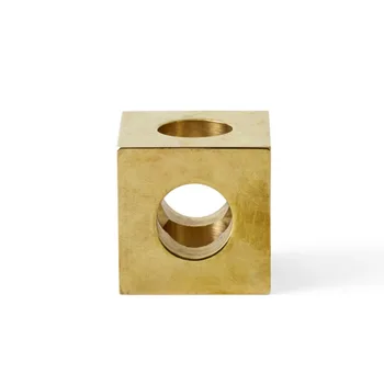 

New Nordic Ornaments Creative Brass Simple Modern Candle Holder Atmosphere Decoration Candle Cup Candlestick Geometry 3DZTY39
