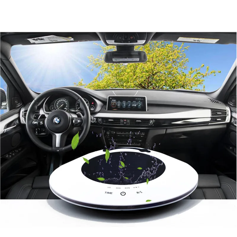 

Portable Solar Car Air Purifier Cleaner Auto Charger Humidifier Air Purifier Off Sprayer Add Essential Oil Fragrance Diffuser