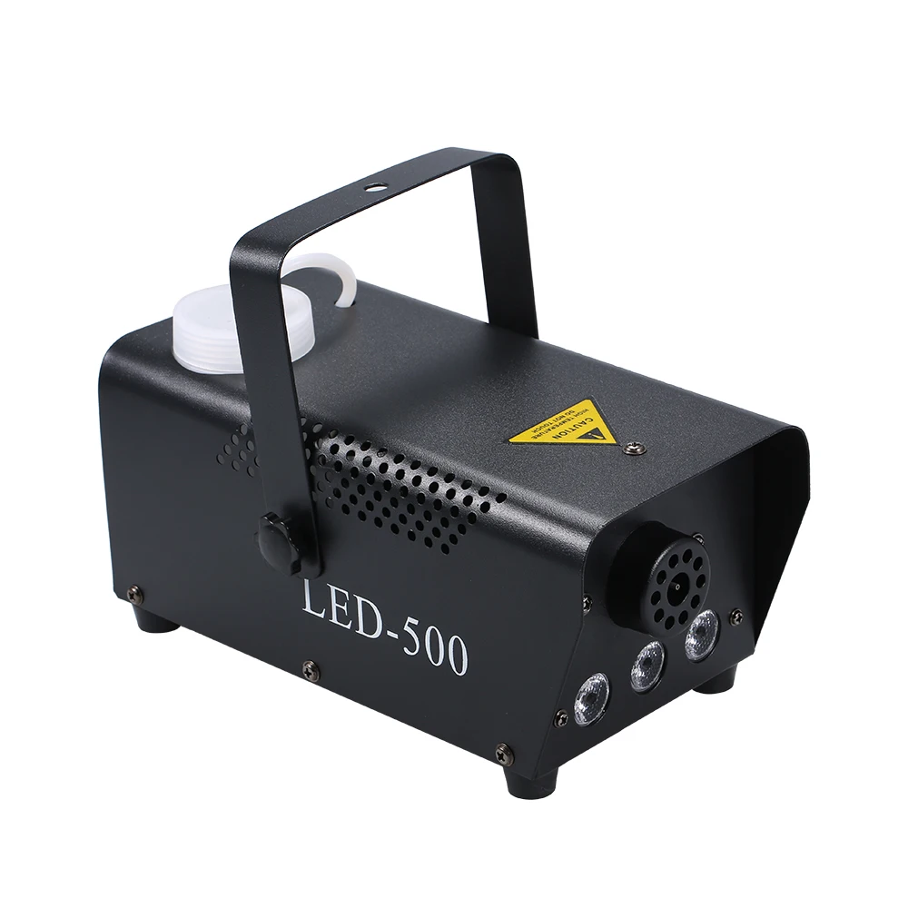 

AC110-230V 500W 300ML Wireless Remote Control Party Fog Smoke Machine Fogger Big Capacity with 3 LED Light for Festival Wedding