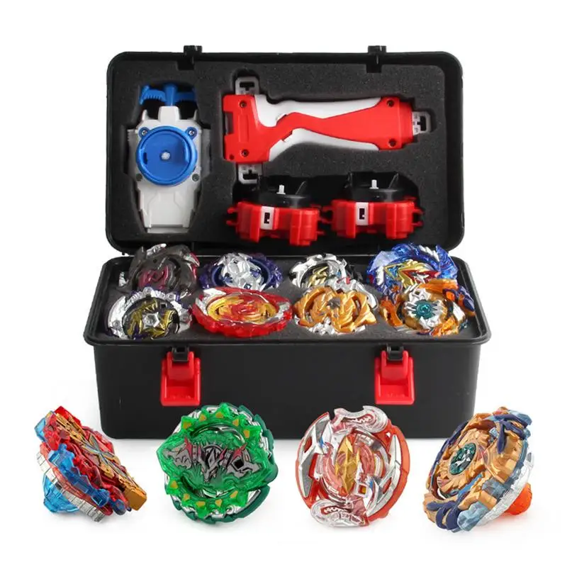 

12 Styles Metal Fusion Beyblades Set Storage Box Top Beyblades Burst Bey Blade 3 Launchers Beyblade Toys for Children Boys