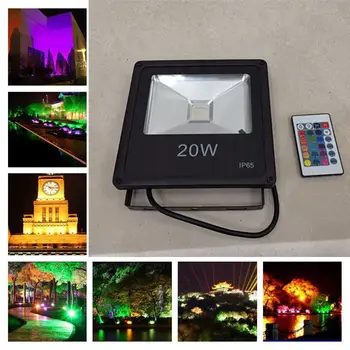 

Led Floodlight 20W Outdoor Spotlight Flood Light 85-265V Waterproof IP65 Professional Lighting Lamp
