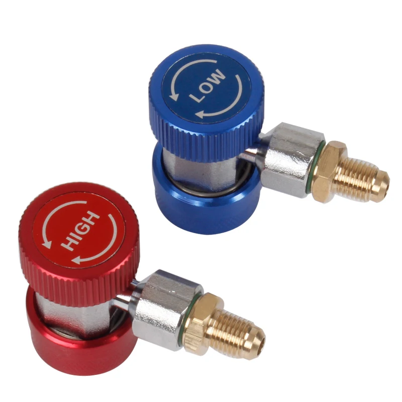 

Refrigerant Table Quick Connector Car Air Conditioning Snow And Fluorine Tool Cold Air Adjustable High And Low Pressure