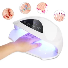 2 типа 72 Вт УФ светодиодный сушилки для ногтей синхронизации сенсор ЖК-дисплея для отверждения гель-лака дизайн ногтей сушильные инструменты 5