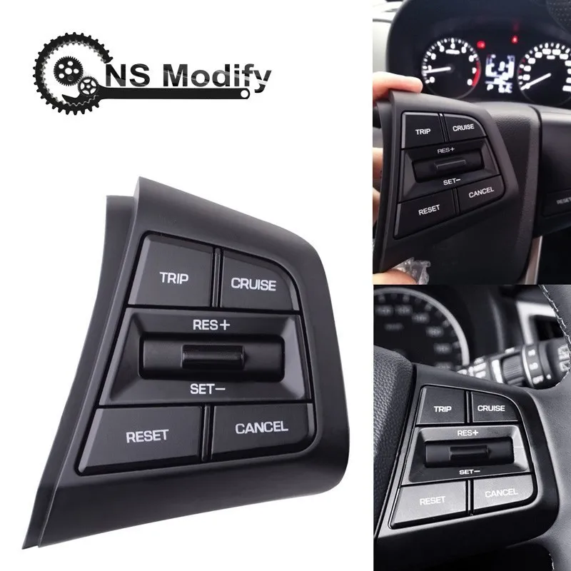 

NS Modify For Hyundai ix25 (creta) 1.6 L Trip Cruise Cancel Switch Steering Wheel The Right Side Button Heating / Standard Cable