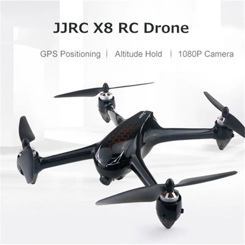 

New JJRC X8 5G WiFi FPV RC Drone 1080P HD Camera GPS Positioning Altitude Hold 16 - 18mins Flight Time 30km/h Speed Quadcopter