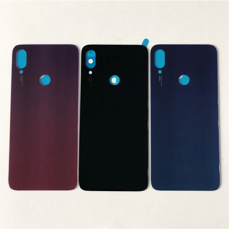 

Original New M&Sen For 6.3" Xiaomi Redmi Note 7 GLASS Back Battery Cover Case Housing For Redmi Note 7 Pro With Adhesive Sticker