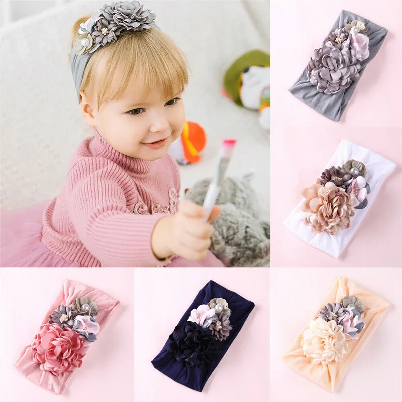 

PUDCOCO Lovely Kids Baby Girls Big Bowknot Headband Hair Band Flowers Accessories Fashion Cute Headwear Headdress