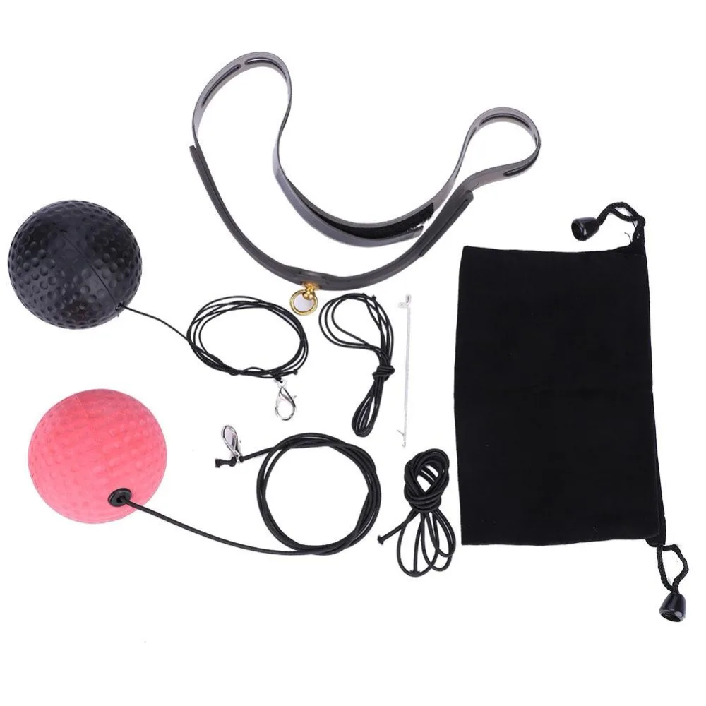 20g 80g Boxing Reflex Speed Ball with Silicone Headband Fight Stress Relief Improve Punch Reaction Muay Thai Gym Exercise | Спорт и