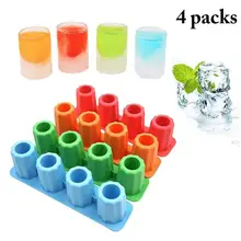 4 шт. лоток с формой для кубиков льда делает дробь стекла es формы льда новые подарки лоток для льда инструмент для летних напитков форма для льда